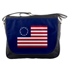 Betsy Ross Flag Usa America United States 1777 Thirteen Colonies Maga  Messenger Bag by snek