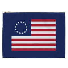 Betsy Ross Flag Usa America United States 1777 Thirteen Colonies Maga  Cosmetic Bag (xxl) by snek