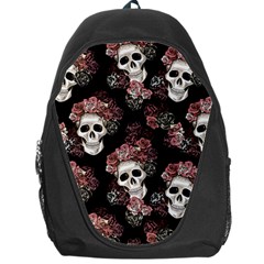 Skull And Rose Backpack Bag by trulycreative