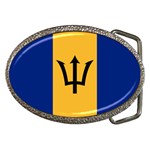 Flag of Barbados Belt Buckles Front