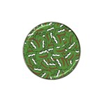 Pepe the Frog Face pattern Green Kekistan meme Hat Clip Ball Marker (4 pack) Front