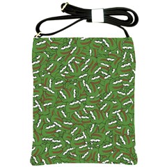 Pepe The Frog Face Pattern Green Kekistan Meme Shoulder Sling Bag by snek