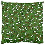 Pepe the Frog Face pattern Green Kekistan meme Large Cushion Case (Two Sides) Back