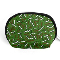 Pepe The Frog Face Pattern Green Kekistan Meme Accessory Pouch (medium) by snek