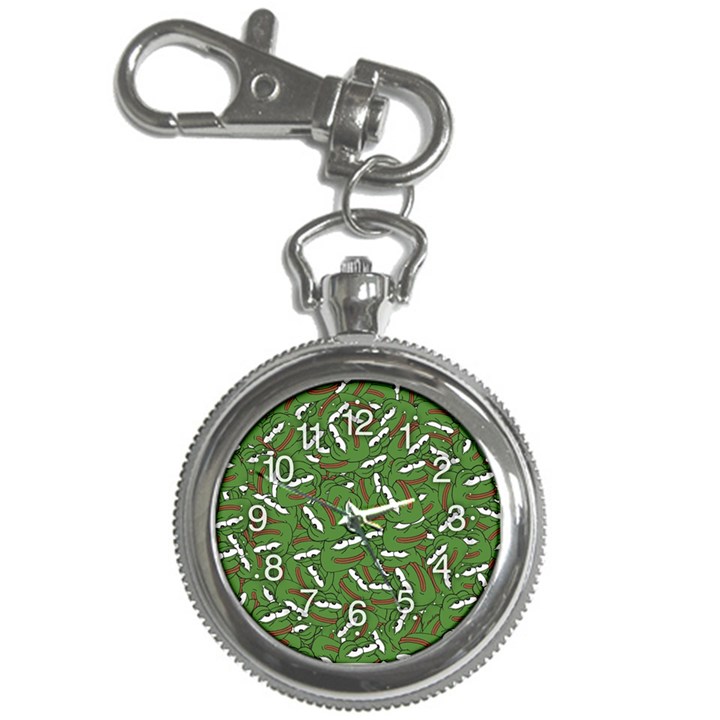 Pepe the Frog Face pattern Green Kekistan meme Key Chain Watches