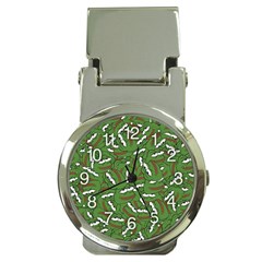 Pepe The Frog Face Pattern Green Kekistan Meme Money Clip Watches by snek