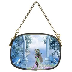 Cute Fairy With Dove Chain Purse (one Side) by FantasyWorld7