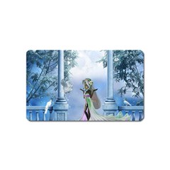 Cute Fairy With Dove Magnet (name Card) by FantasyWorld7