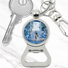 Cute Fairy With Dove Bottle Opener Key Chain by FantasyWorld7