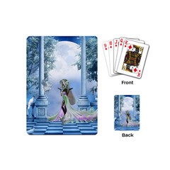 Cute Fairy With Dove Playing Cards Single Design (mini) by FantasyWorld7