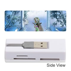 Cute Fairy With Dove Memory Card Reader (stick) by FantasyWorld7