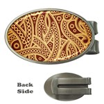 Fine pattern Money Clips (Oval)  Front