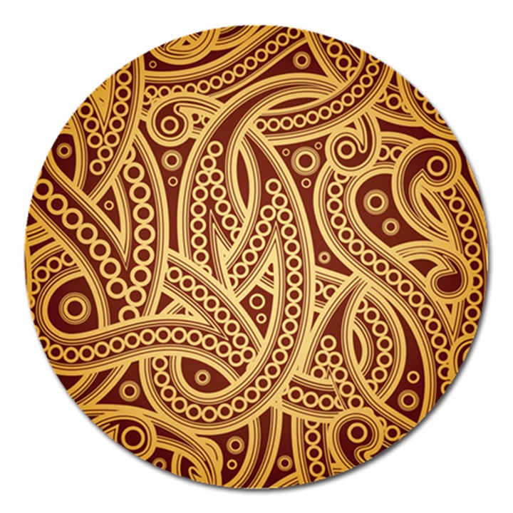 Fine pattern Magnet 5  (Round)