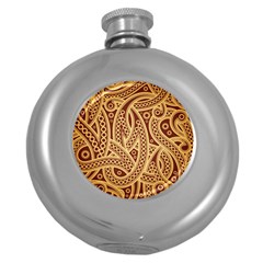 Fine Pattern Round Hip Flask (5 Oz) by Sobalvarro