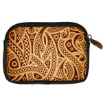 Fine pattern Digital Camera Leather Case Back