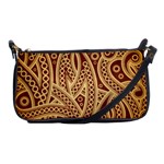 Fine pattern Shoulder Clutch Bag Front