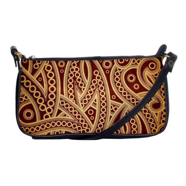 Fine pattern Shoulder Clutch Bag