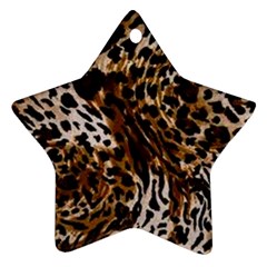 Cheetah By Traci K Ornament (star) by tracikcollection