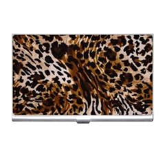 Cheetah By Traci K Business Card Holder by tracikcollection