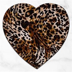 Cheetah By Traci K Jigsaw Puzzle (heart) by tracikcollection