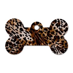 Cheetah By Traci K Dog Tag Bone (one Side) by tracikcollection