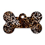 Cheetah by Traci K Dog Tag Bone (One Side) Front