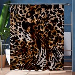 Cheetah by Traci K Shower Curtain 60  x 72  (Medium)  60 x72  Curtain