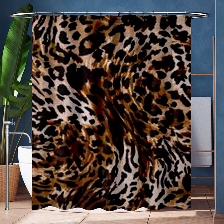 Cheetah by Traci K Shower Curtain 60  x 72  (Medium) 