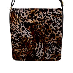 Cheetah By Traci K Flap Closure Messenger Bag (l) by tracikcollection