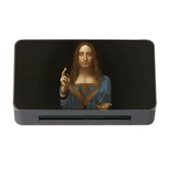 Salvator Mundi Leonardo Davindi 1500 Jesus Christ Savior Of The World Original Paint Most Expensive In The World Memory Card Reader With Cf by snek