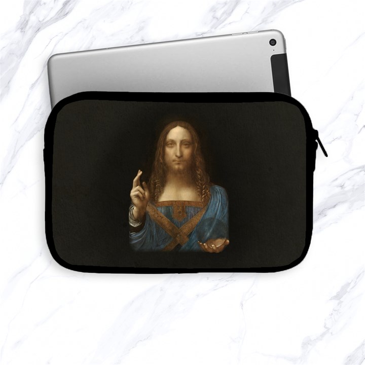 Salvator Mundi Leonardo DaVindi 1500 Jesus Christ Savior of the World Original Paint Most expensive in the world Apple iPad Mini Zipper Cases