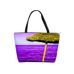 Pop Art Beach Umbrella Classic Shoulder Handbag by essentialimage