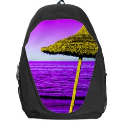 Pop Art Beach Umbrella Backpack Bag by essentialimage