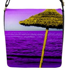 Pop Art Beach Umbrella Flap Closure Messenger Bag (s) by essentialimage