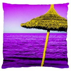 Pop Art Beach Umbrella Large Flano Cushion Case (two Sides) by essentialimage