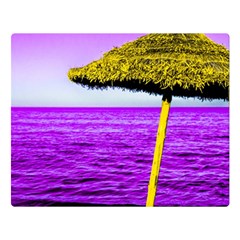 Pop Art Beach Umbrella Double Sided Flano Blanket (large)  by essentialimage