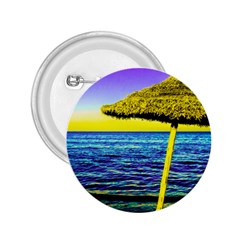 Pop Art Beach Umbrella  2 25  Buttons by essentialimage