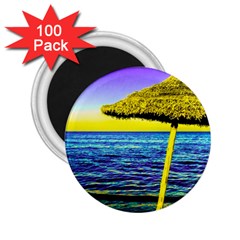 Pop Art Beach Umbrella  2 25  Magnets (100 Pack)  by essentialimage