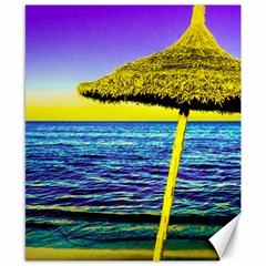 Pop Art Beach Umbrella  Canvas 8  X 10  by essentialimage