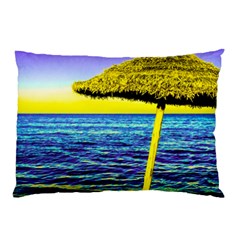 Pop Art Beach Umbrella  Pillow Case by essentialimage