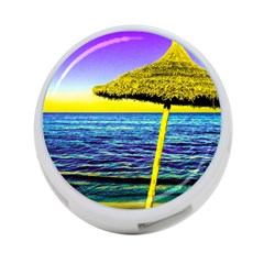 Pop Art Beach Umbrella  4-port Usb Hub (one Side) by essentialimage