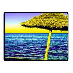 Pop Art Beach Umbrella  Fleece Blanket (small) by essentialimage