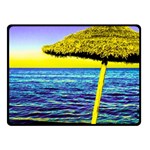 Pop Art Beach Umbrella  Fleece Blanket (Small) 50 x40  Blanket Front