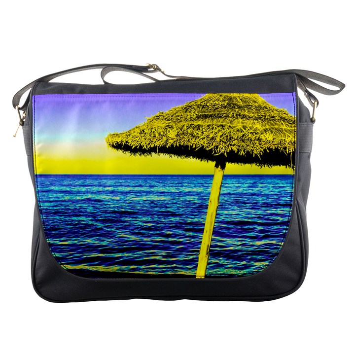 Pop Art Beach Umbrella  Messenger Bag