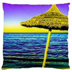 Pop Art Beach Umbrella  Large Cushion Case (two Sides) by essentialimage