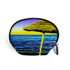 Pop Art Beach Umbrella  Accessory Pouch (small) by essentialimage