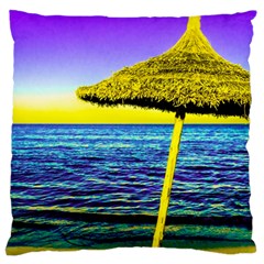 Pop Art Beach Umbrella  Standard Flano Cushion Case (two Sides) by essentialimage