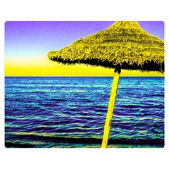 Pop Art Beach Umbrella  Double Sided Flano Blanket (medium)  by essentialimage