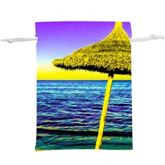 Pop Art Beach Umbrella   Lightweight Drawstring Pouch (xl)