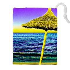 Pop Art Beach Umbrella  Drawstring Pouch (5xl)